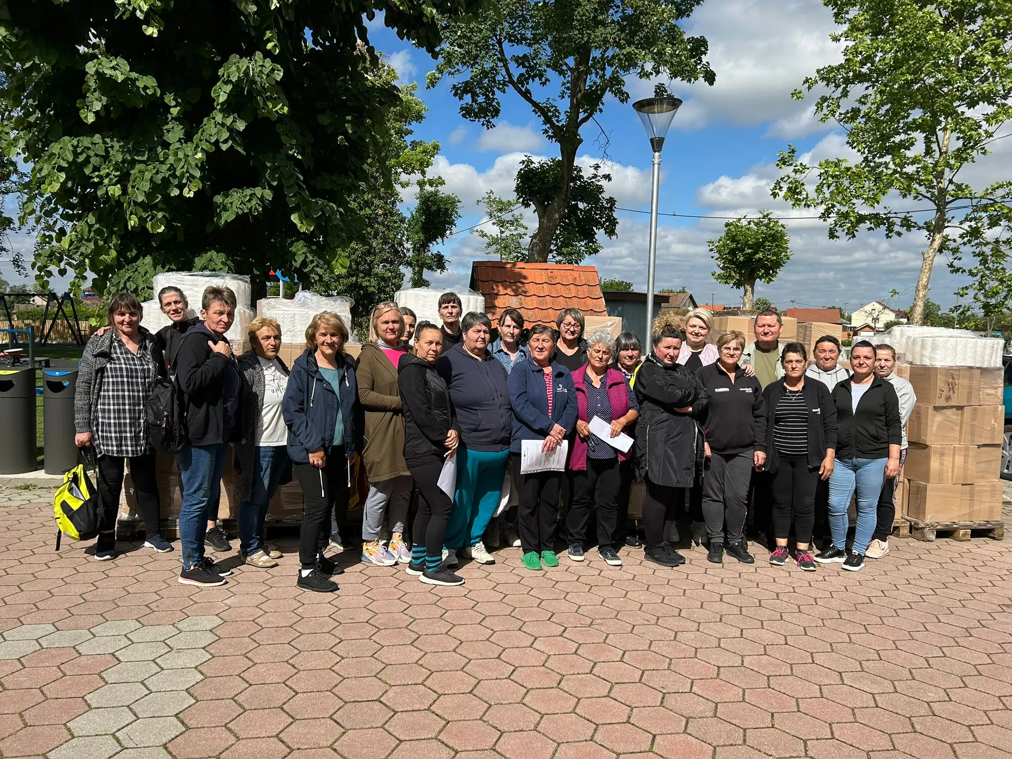 Podjela paketa u sklopu projekta Zaželi