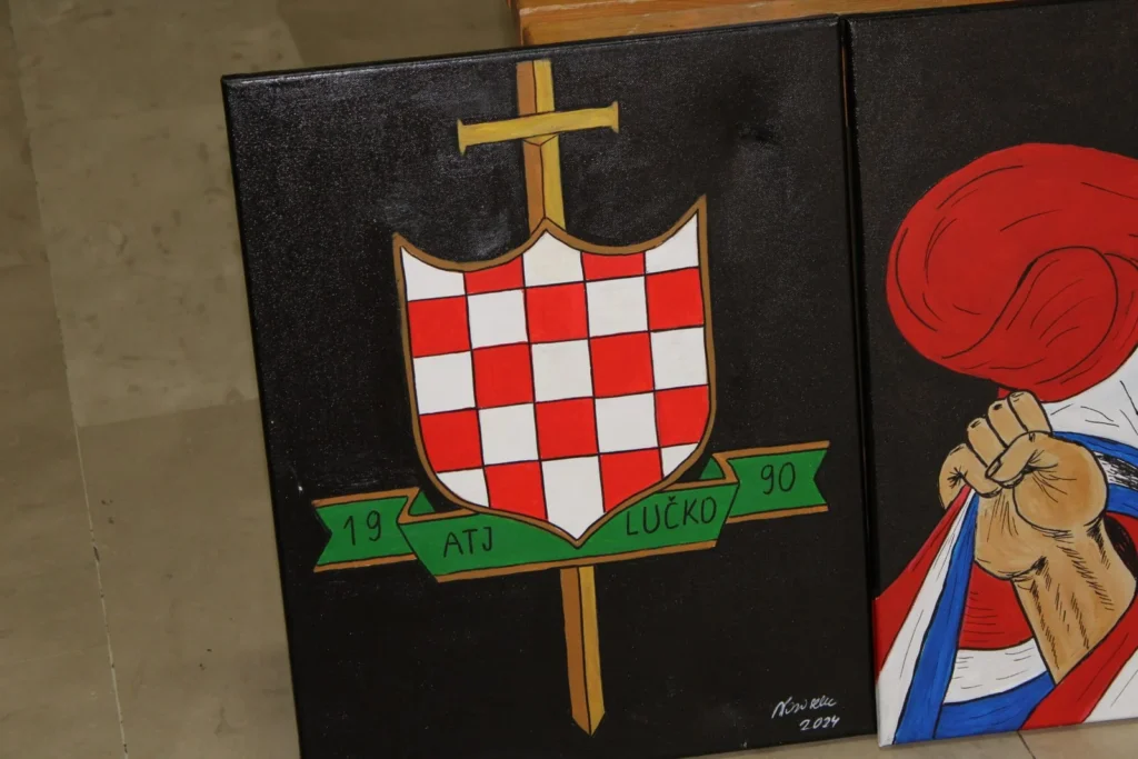 Izložba likovnih radova — 45. Žetvene svečanosti u Cerni, 19.07.2024.